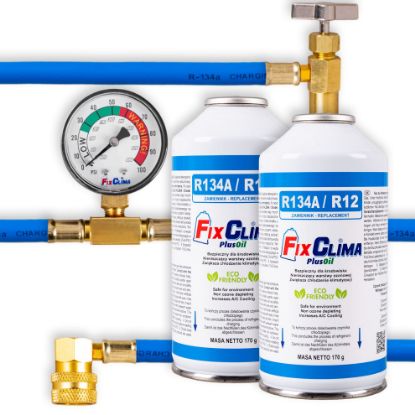 Obrazek Zestaw do klimatyzacji samochodowej 2x gaz R134A