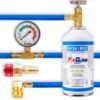Obrazek Zestaw do klimatyzacji samochodowej gaz R134A + adapter HP/LP