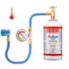 Obrazek Zestaw do klimatyzacji aut GAZ R134A Z USZCZELNIACZEM + ADAPTER HP/LP