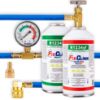 Obrazek Zestaw do klimatyzacji aut GAZ R1234YF + GAZ R1234YF 3W1 Z USZCZELNIACZEM + ADAPTER