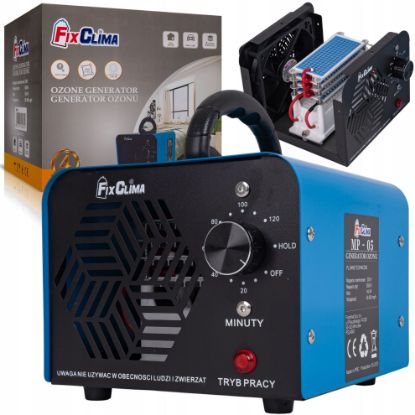 Obrazek Generator ozonu ozonator 60000 mg/h 140W do pomieszczeń pojazdów